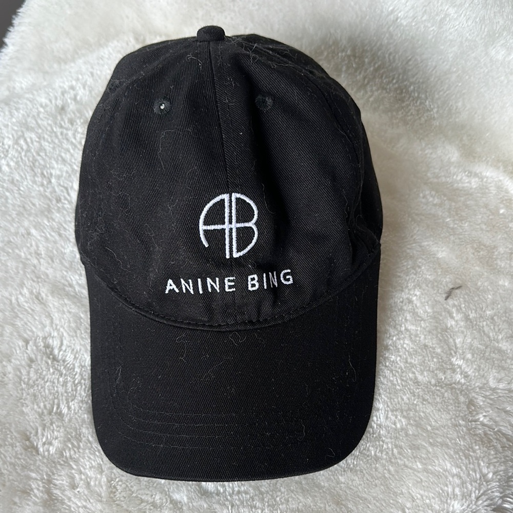 Anine Bing Black Baseball Cap